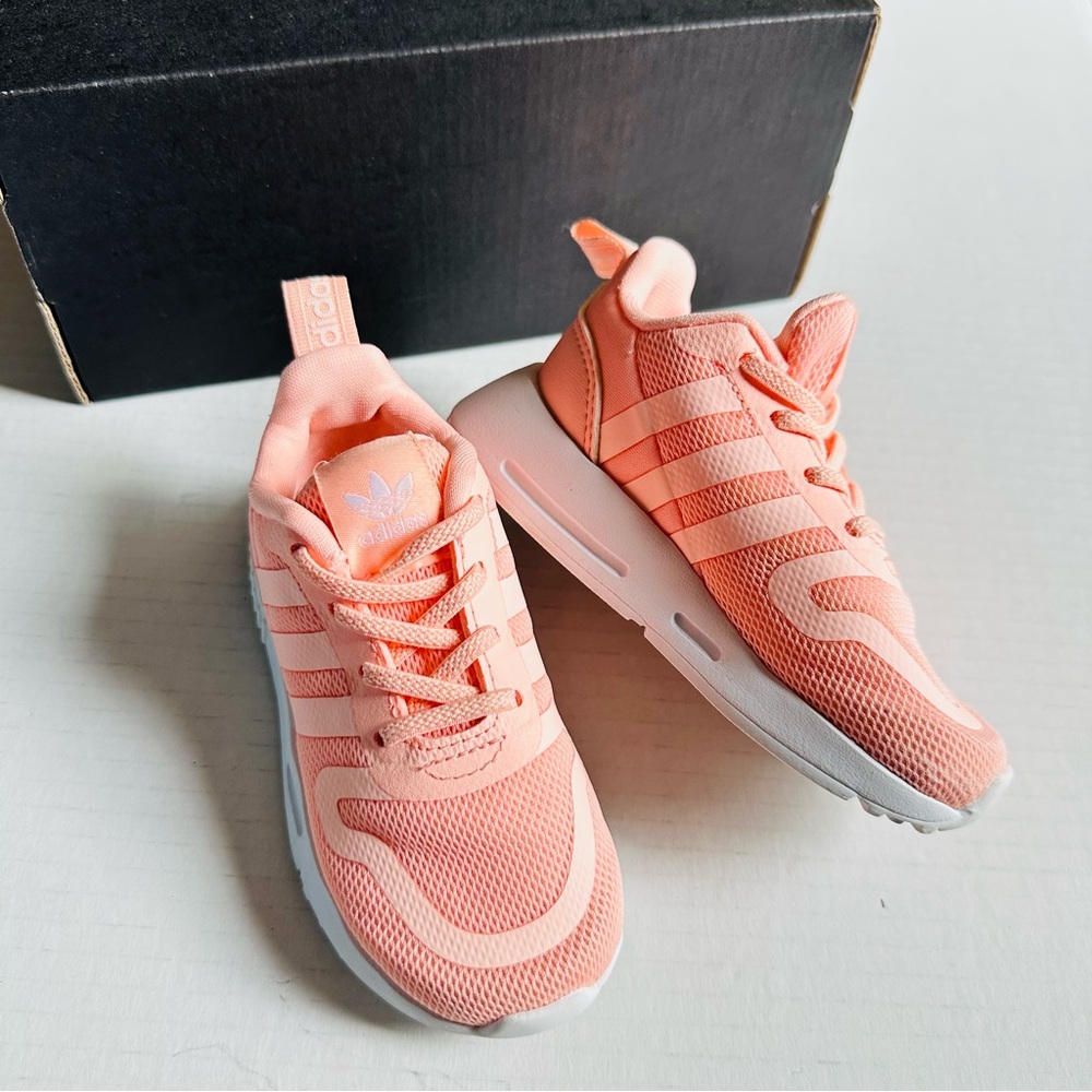 Adidas Baby Light Weight Sneakers Size 6 - Picture 10 of 12